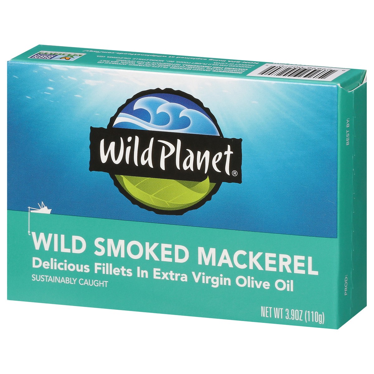 slide 12 of 13, Wild Planet Wild Smoked Mackerel 3.9 oz, 3.9 oz