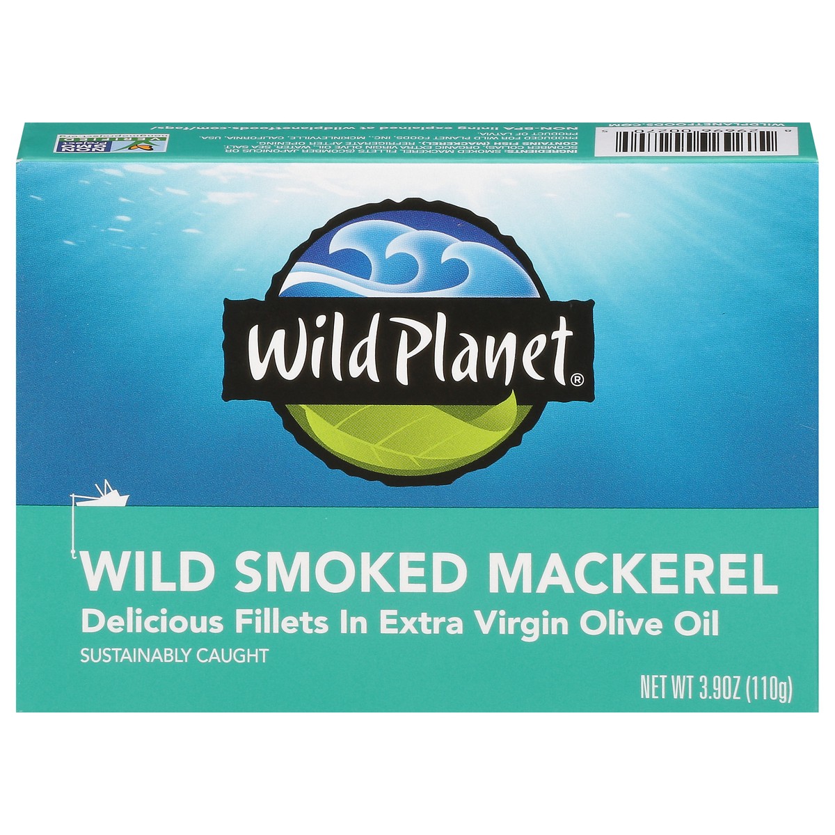 slide 1 of 13, Wild Planet Wild Smoked Mackerel 3.9 oz, 3.9 oz