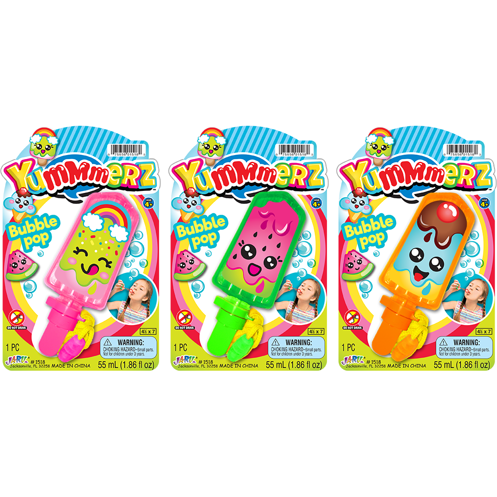 slide 1 of 1, Ja-Ru Yummerz Pop Bubbles - Assorted, 1 ct