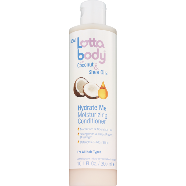 slide 1 of 1, LOTTABODY Lotta Body Hydrate Me Moisture Conditner W/Coconut&Shea Oils, 1 ct