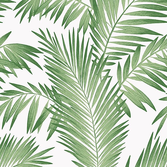 slide 1 of 2, Arthouse Tropical Palm Wallpaper - Green, 1 ct