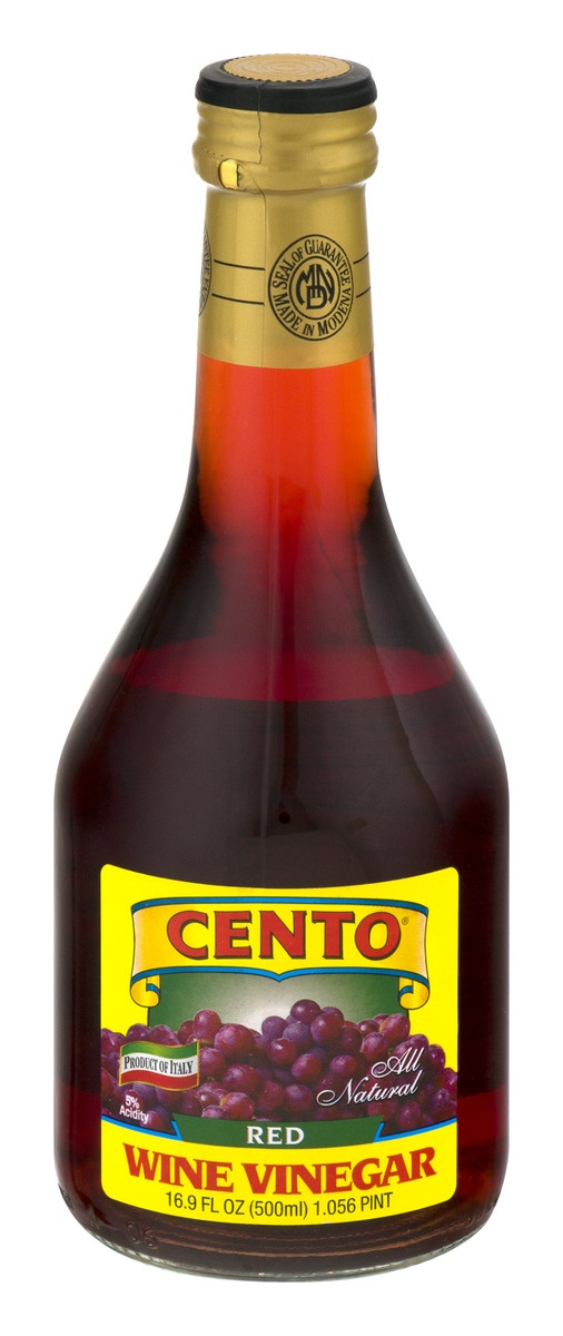 slide 1 of 1, Cento Red Wine Vinegar, 16.9 fl oz