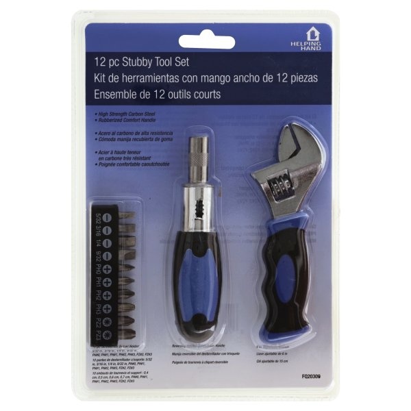 slide 1 of 2, Helping Hand Tool Set With Wrench, 12 ct