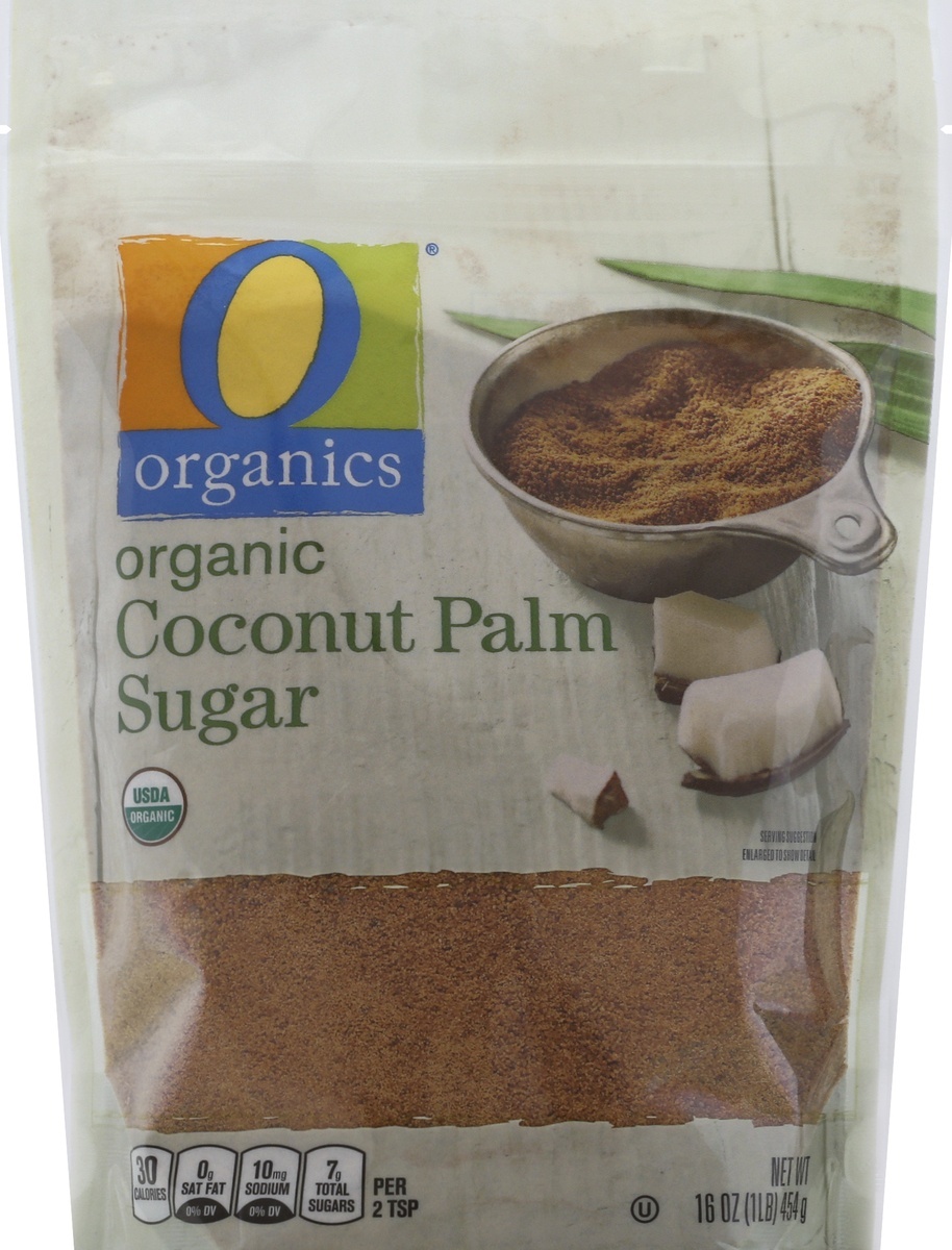 slide 1 of 7, O Orgnc Sugar Coconut Palm, 16 oz