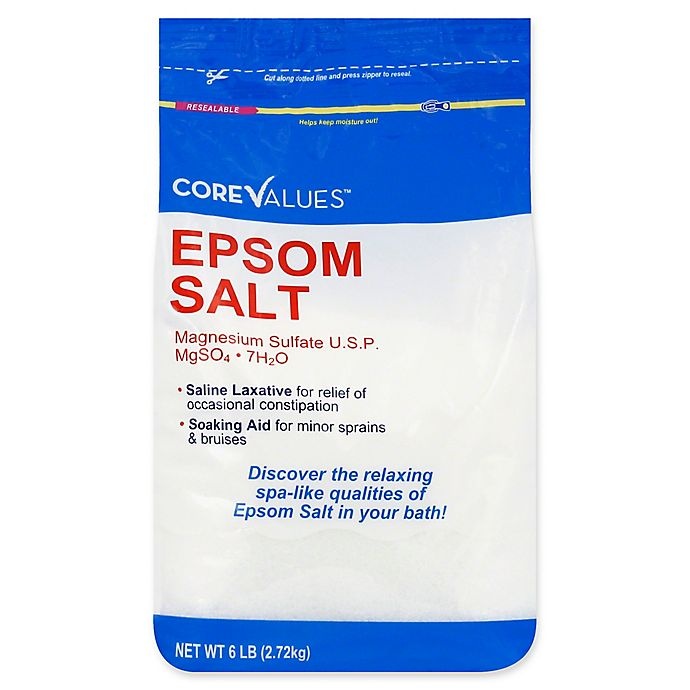 slide 1 of 1, Core Values Epsom Salt, 6 lb