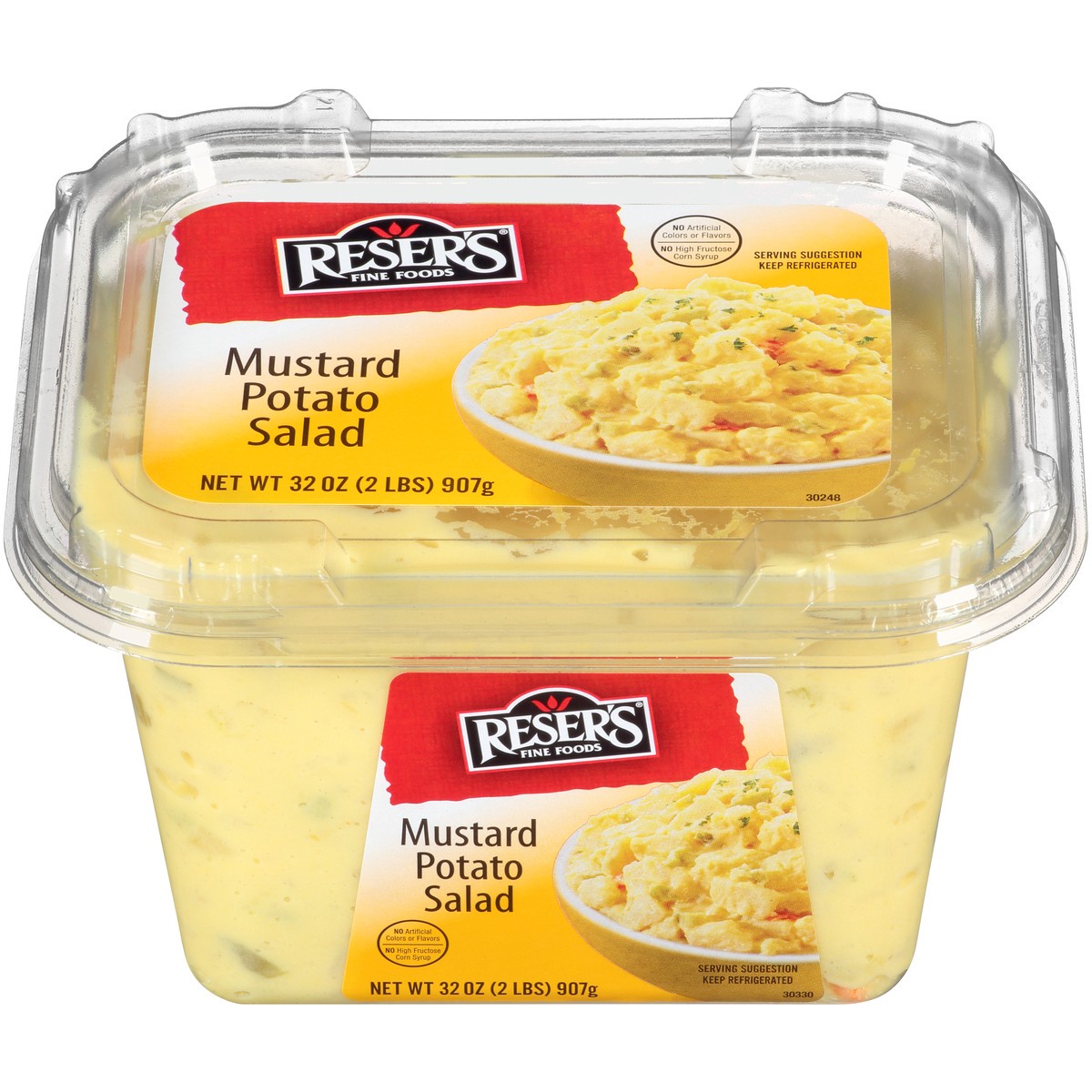 slide 1 of 12, Reser's Mustard Potato Salad, 32 oz
