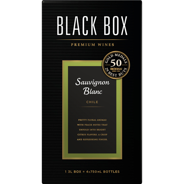 slide 12 of 13, Black Box White Wine, 3 liter