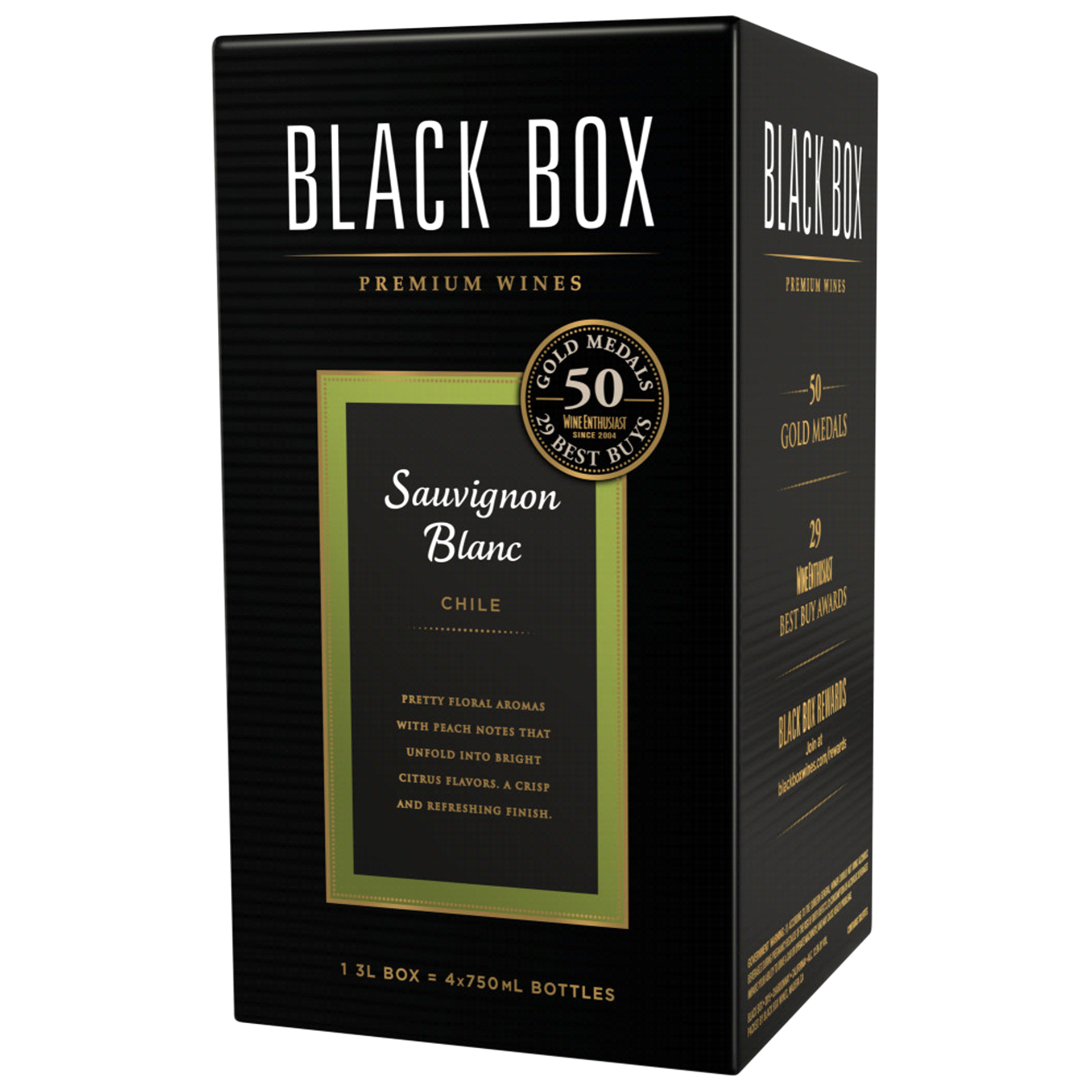 slide 9 of 13, Black Box White Wine, 3 liter