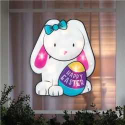 Easter Bunny Lighted Shimmer Sign
