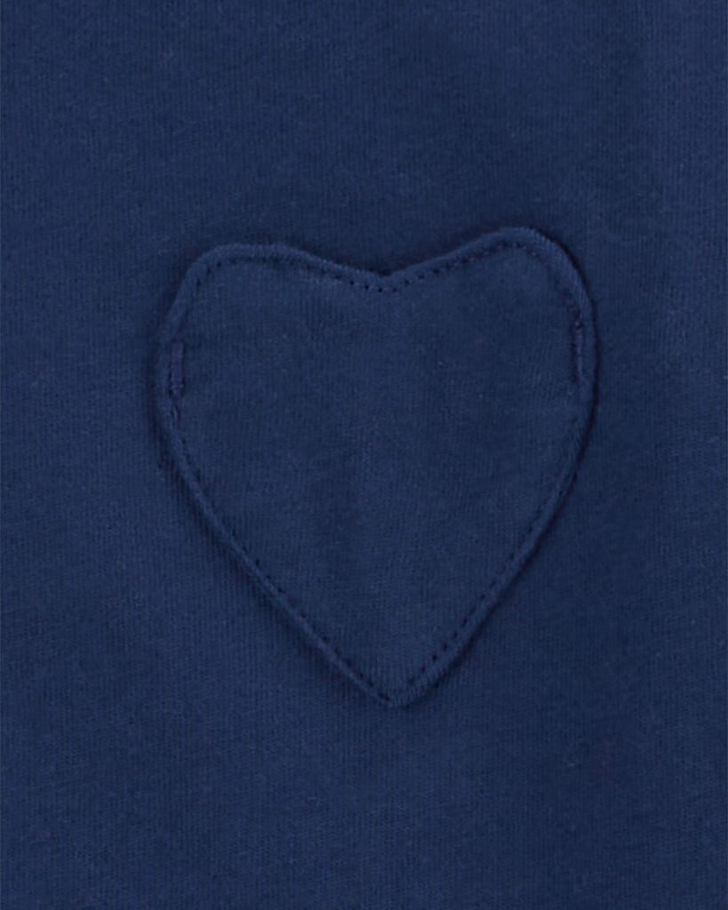 slide 2 of 2, Carter's Kid Tie-Front Jersey Tee Navy M, 1 ct