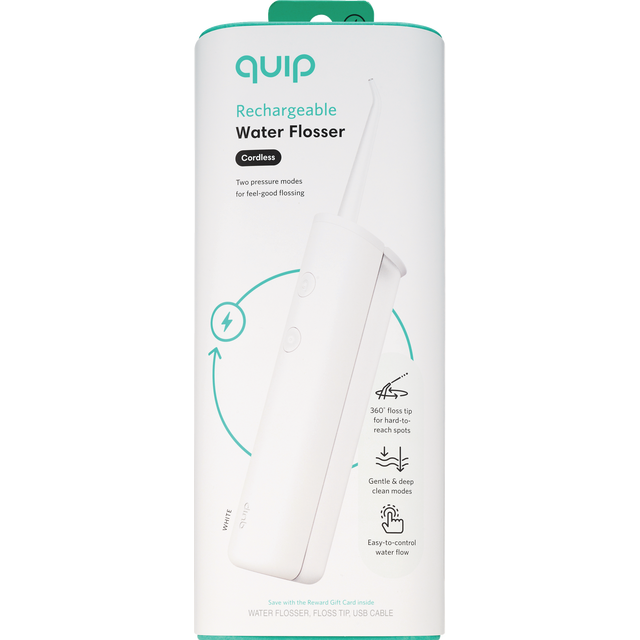slide 1 of 1, Quip White Water Flosser, 1 ct