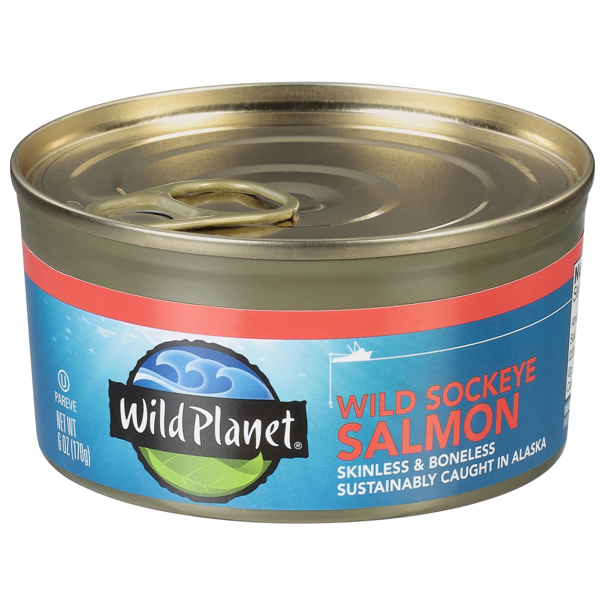 slide 1 of 4, Wild Planet Salmon Wild Sockeye, 6 oz