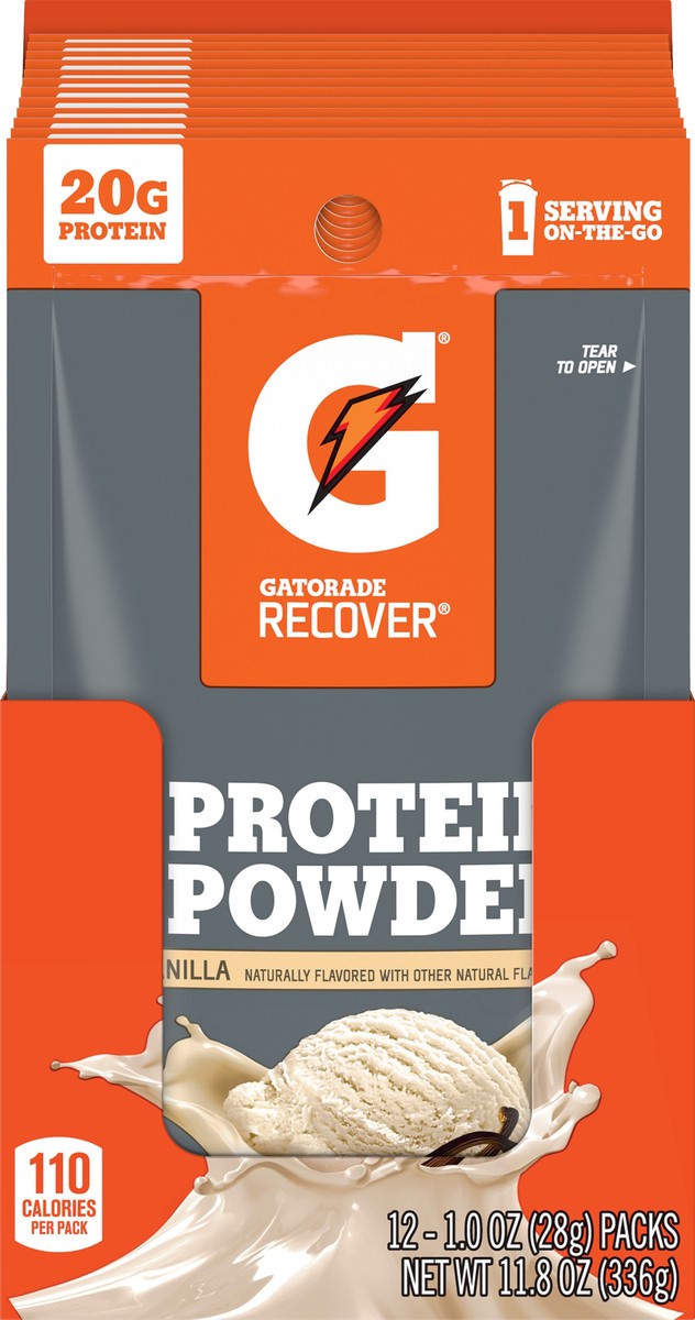 slide 4 of 6, Gatorade Whey Protein Powder, 12 oz