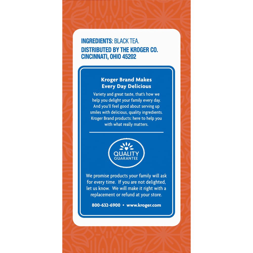 slide 3 of 3, Kroger British Blend Black Tea- 80 ct, 80 ct