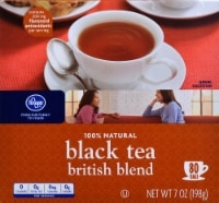 slide 1 of 1, Kroger British Blend Black Tea, 80 ct