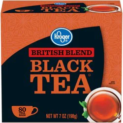 Kroger British Blend Black Tea- 80 ct