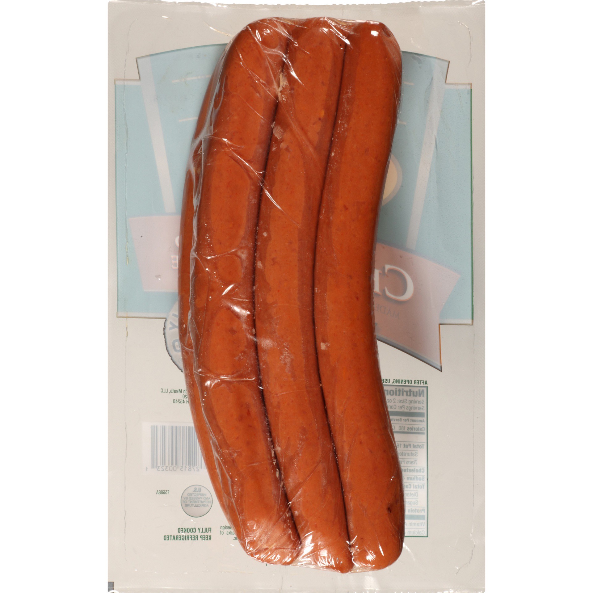 slide 5 of 7, Eckrich Cheddar Skinless Smoked Sausage, 39 oz, 39 oz
