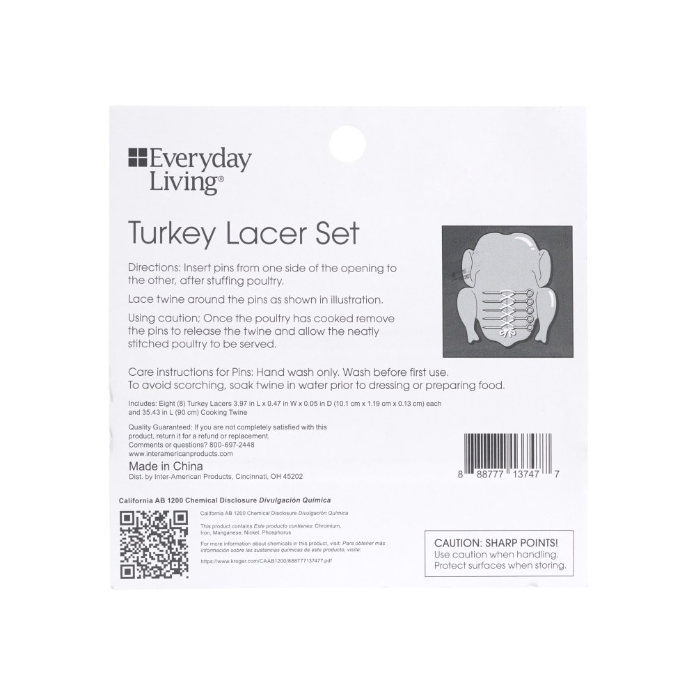 slide 2 of 3, Everyday Living Turkey Lacer Set, 1 ct