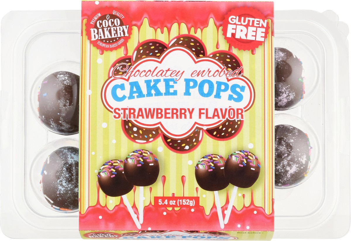 slide 10 of 12, Cake Pop Strawberry 4/1.35 Oz, 5 oz