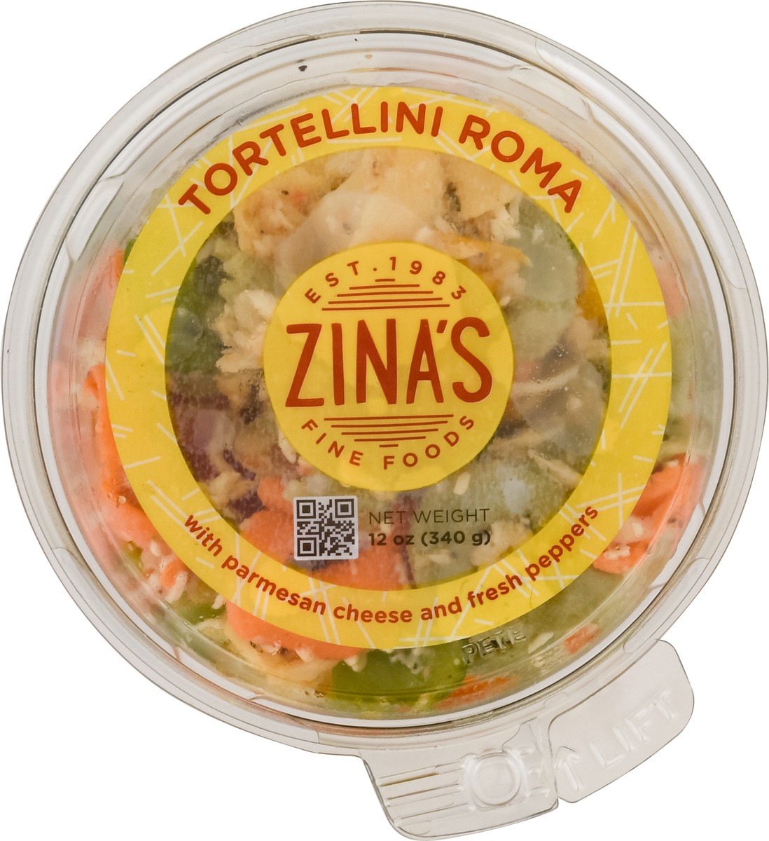 slide 6 of 9, Zina's Tortellini Romano Cheese Salad 12 oz, 12 oz