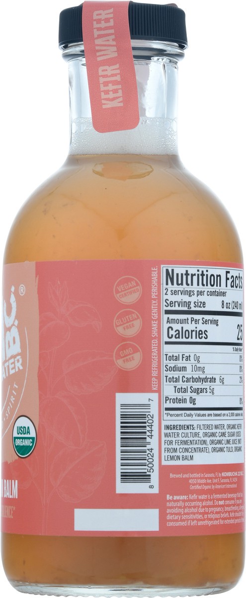 slide 8 of 13, 221 B.C. Water Kefir Tulsi Lemon Organic - 16 fl oz, 16 fl oz