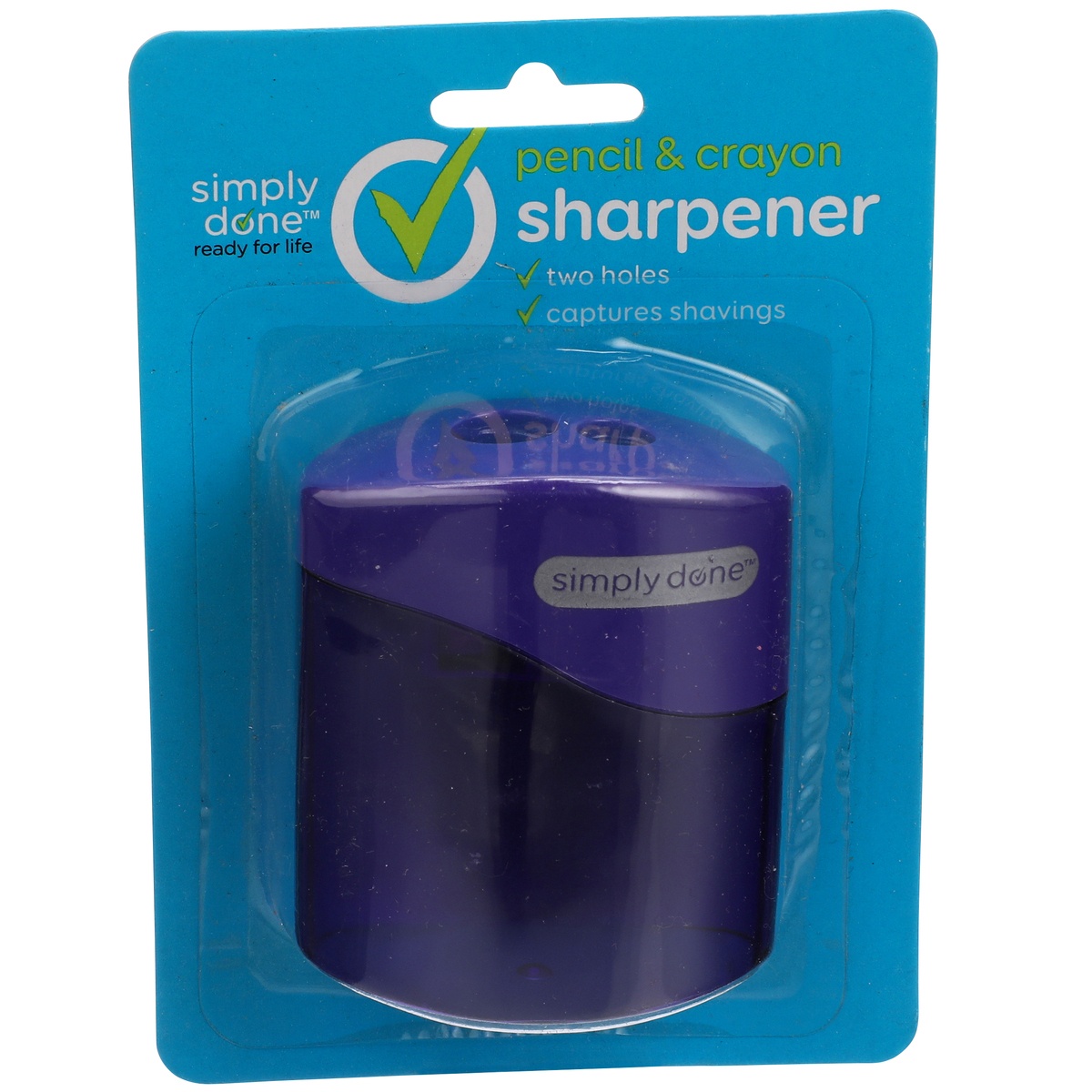 slide 1 of 1, Simply Done Pencil Crayon Sharpener, 1 ct