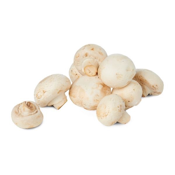 slide 1 of 1, White Button Mushrooms, Medium, per lb