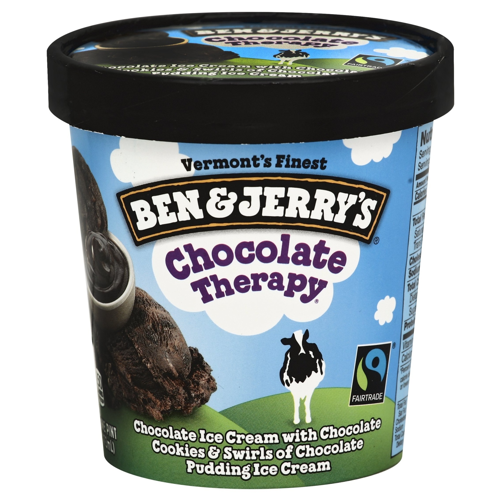 slide 1 of 1, Ben & Jerry's Chocolate Therapy Ice Cream, 16 oz