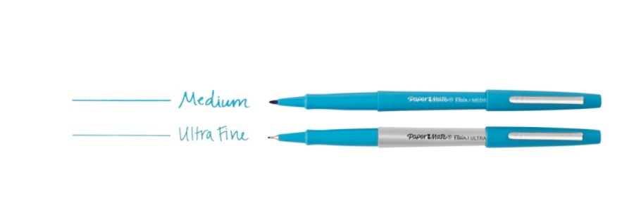 slide 9 of 10, Paper Mate Flair Porous-Point Pens, Medium Point, 1.0 Mm, Red Ink, Pack Of 4 Pens, 4 ct