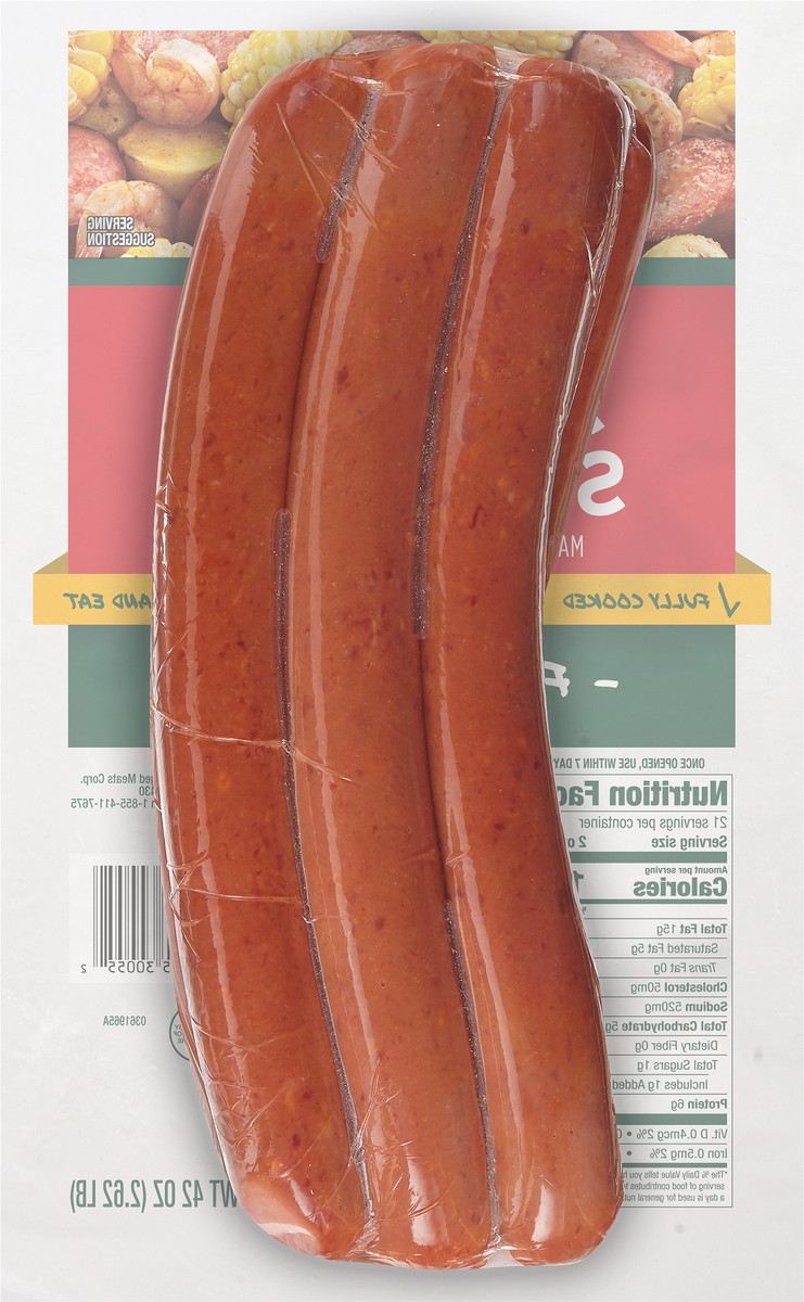 slide 2 of 4, Eckrich Skinless Smoked Sausage, 42 OZ, 42 oz