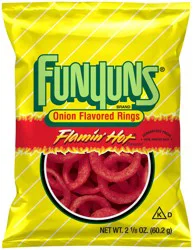 Funyuns Onion Flavored Rings , Flamin' Hot