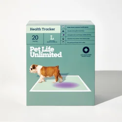 Pet Life Unlimited Dog Pads, Health Tracker, 20 ct
