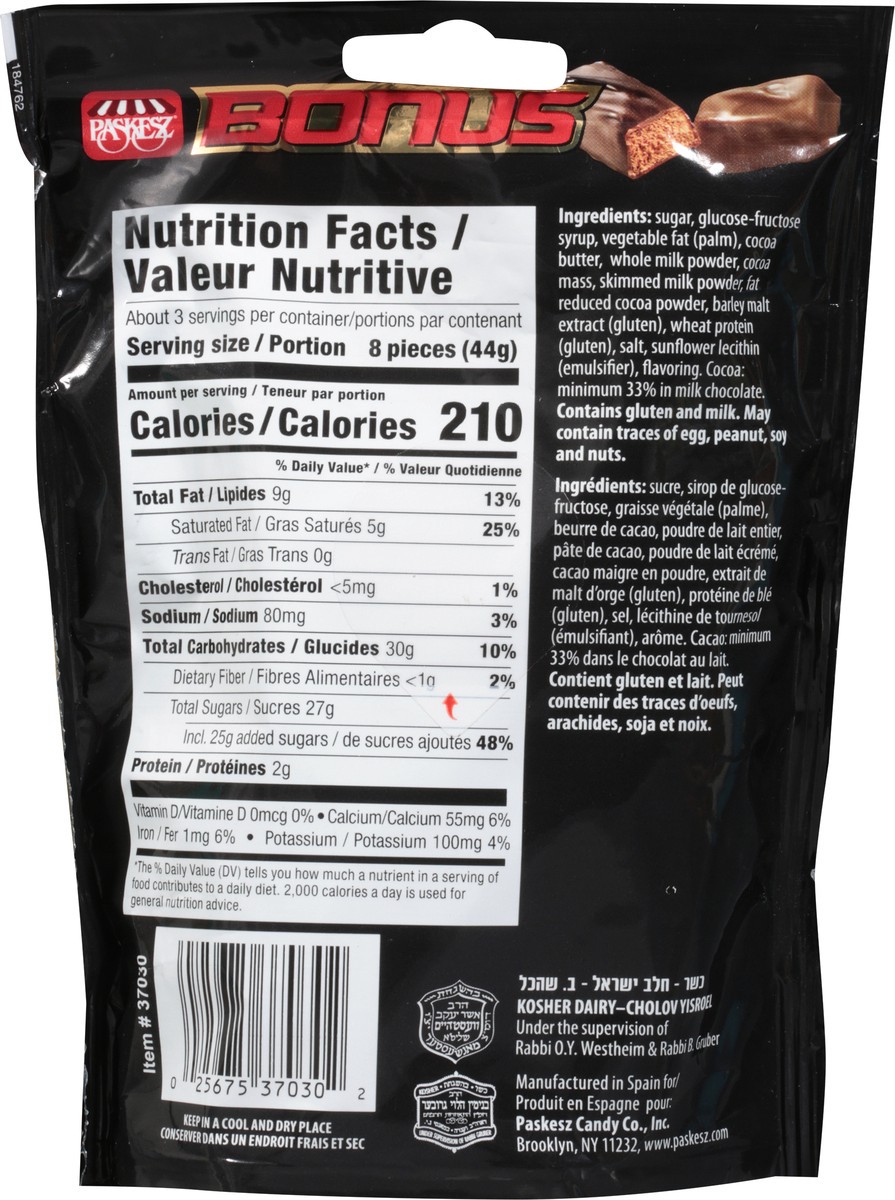 slide 11 of 12, Paskesz Bonus Unwrapped Bites 5 oz, 5 oz