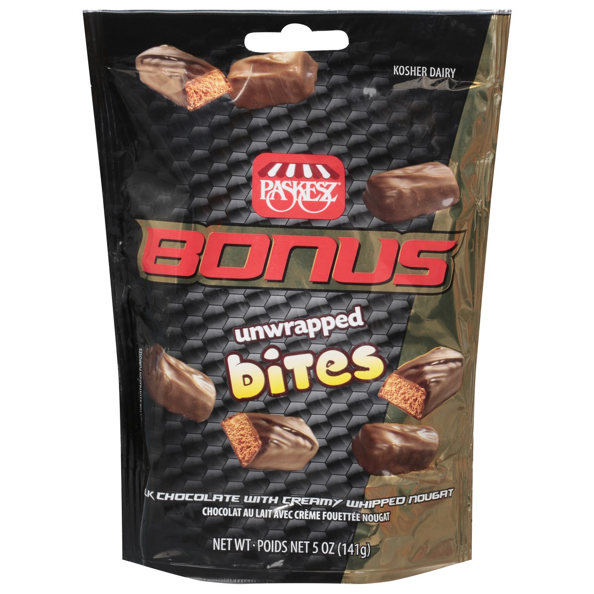 slide 1 of 12, Paskesz Bonus Unwrapped Bites 5 oz, 5 oz