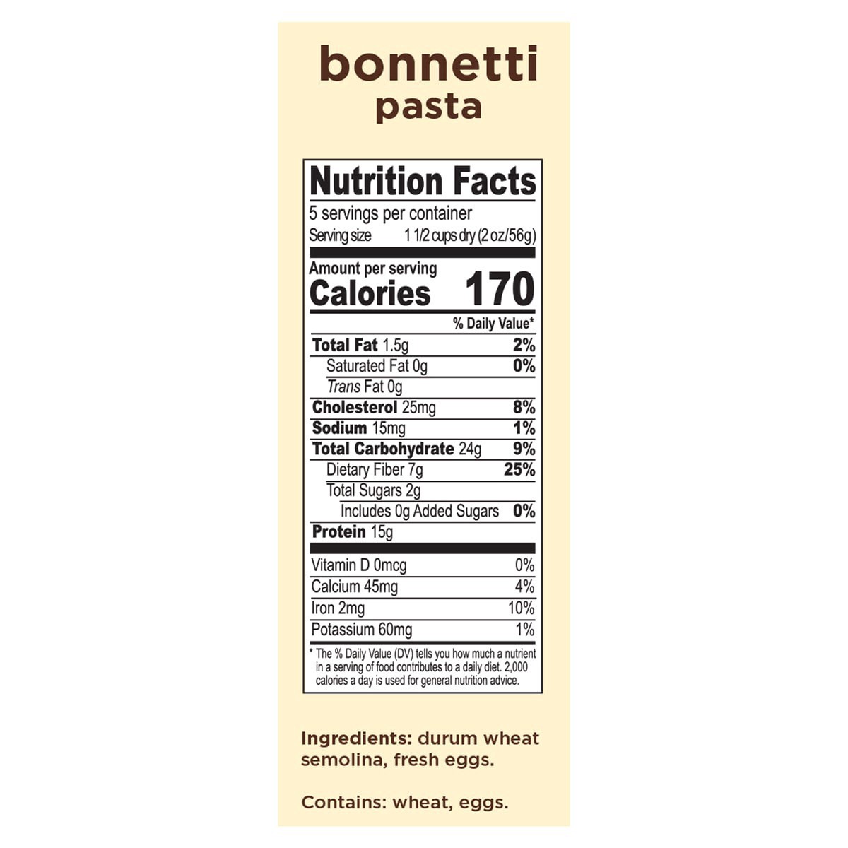 slide 3 of 5, Al Dente Golden Egg Bonnetti Pasta, 14 oz