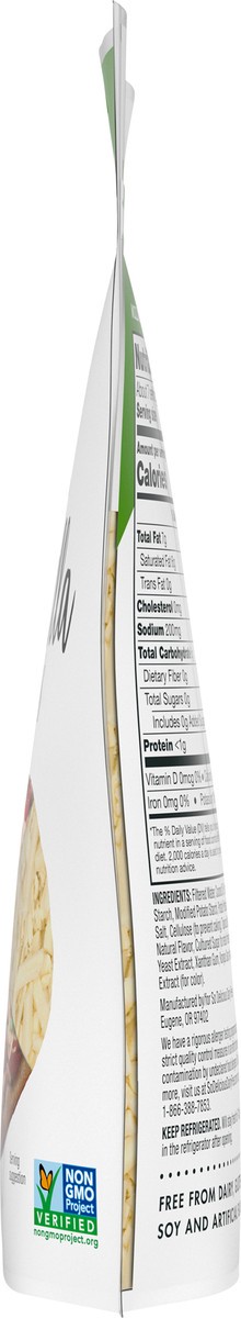 slide 2 of 9, So Delicious Dairy Free Mozzarella Style Shreds, 7.1 oz. Bag, Vegan, Shredded Cheese Alternative, Non-GMO Project Verified, 7.1 oz