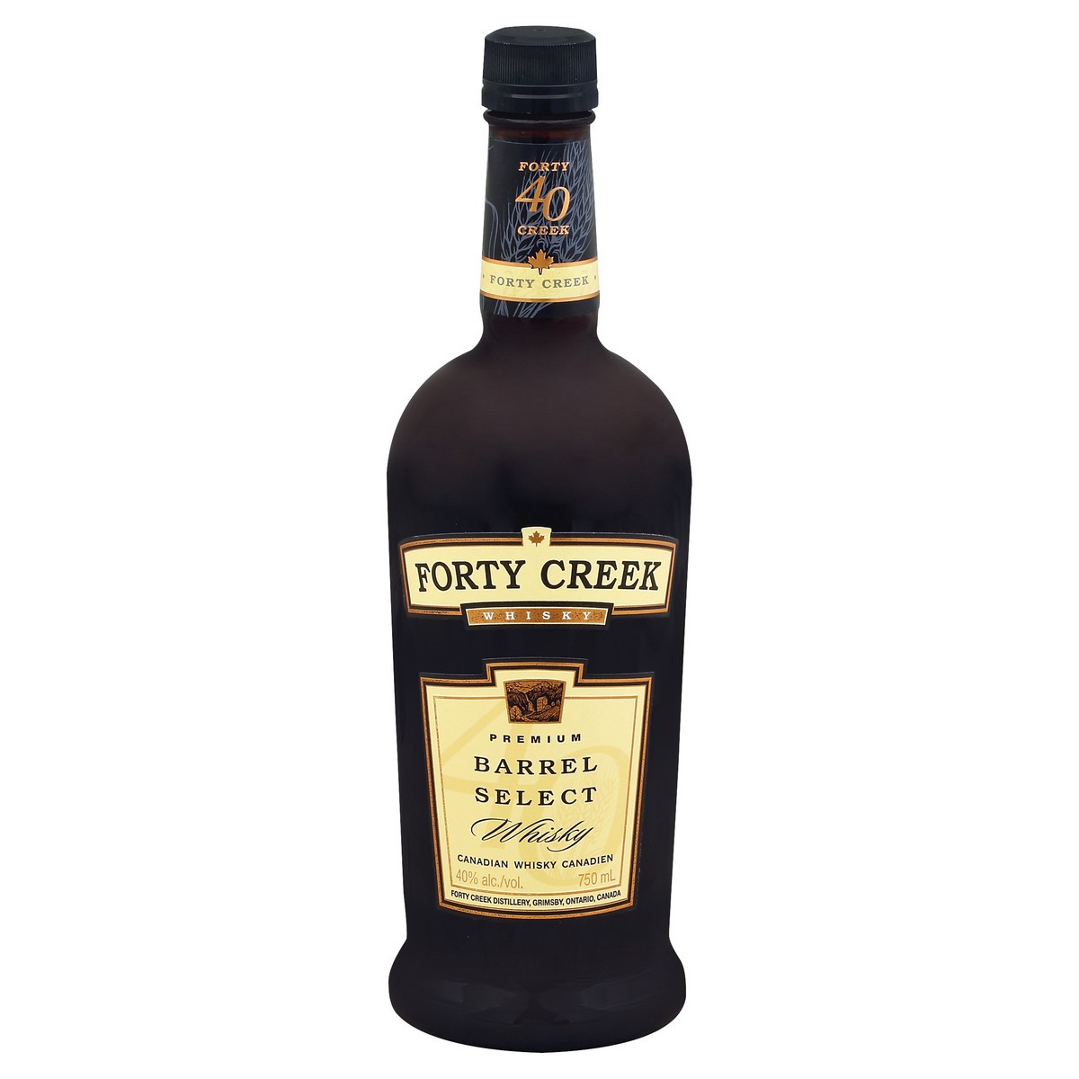 slide 2 of 3, Forty Creek Barrel Select Canadian Whisky, 750ml, 0.75 liter