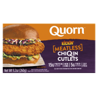 slide 10 of 13, Quorn Meatless Kickin' ChiQin Cutlets, 9.2 oz