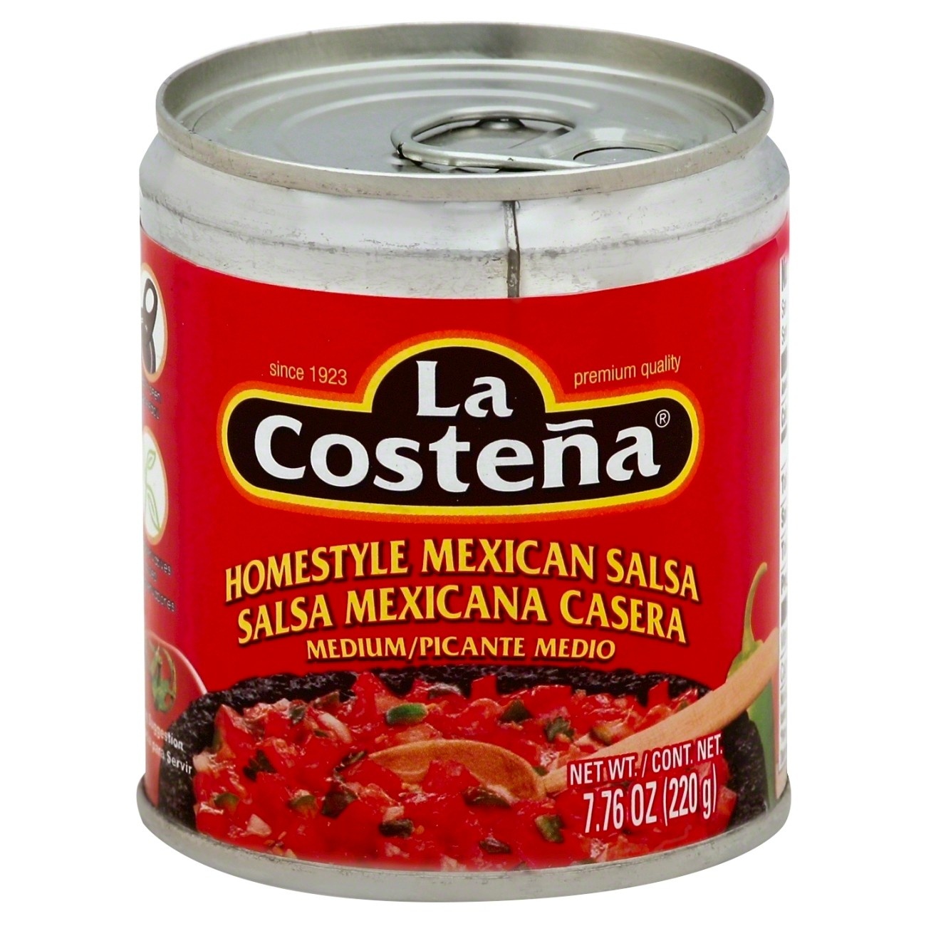 slide 1 of 1, La Costeña Medium Homestyle Mexican Salsa, 7.76 oz