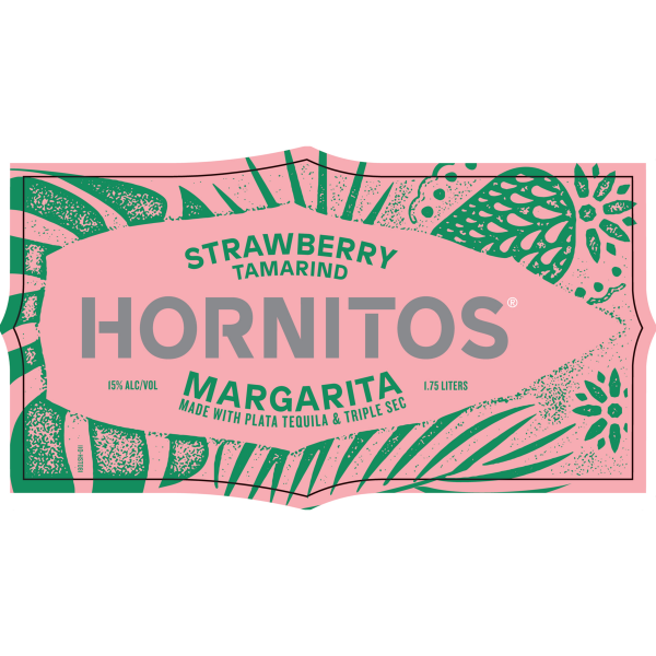 slide 5 of 7, Hornitos Strawberry Margarita - 1.75L Bottle, 1.75 liter