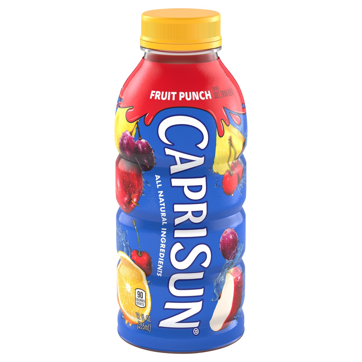slide 1 of 5, Capri Sun Fruit Punch Flavored Juice Drink Blend, 12 fl oz Bottle, 12 fl oz