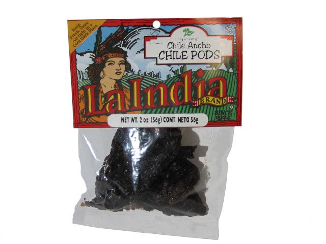 slide 1 of 1, La India Ancho Chili Pods, 2 oz