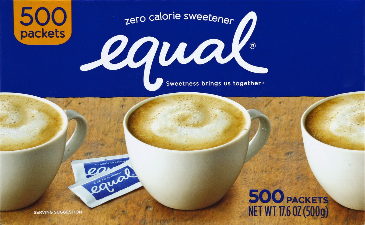 slide 3 of 6, Equal Sweetener 500 ea, 500 ct