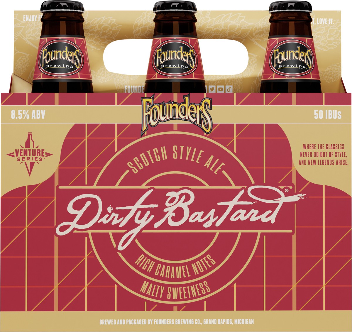 slide 2 of 11, Founders Brewing Co. Dirty Bastard Scotch Ale beer 6pk bottle, 6 ct; 12 oz