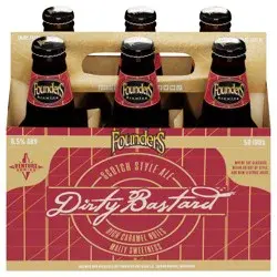 Founders Brewing Co. Dirty Bastard Scotch Ale beer 6pk bottle