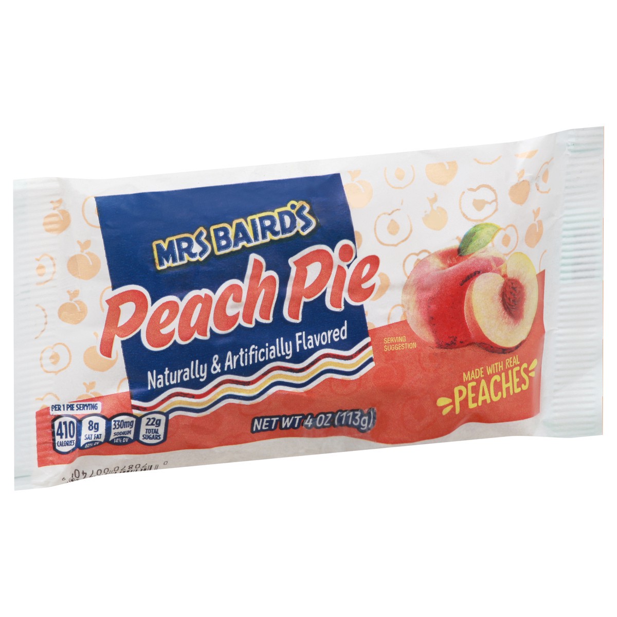 slide 7 of 14, Mrs. Baird's Single Serve Peach Pie, 4 oz, 1 ct