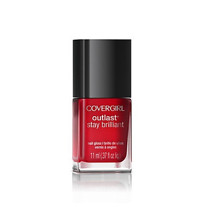 slide 1 of 1, Covergirl Outlast Stay Brilliant Nail Gloss Reddy Willing, 1 ct