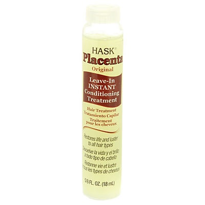slide 1 of 1, Hask Placenta Original Leave In Conditioning Treatment, 0.625 oz