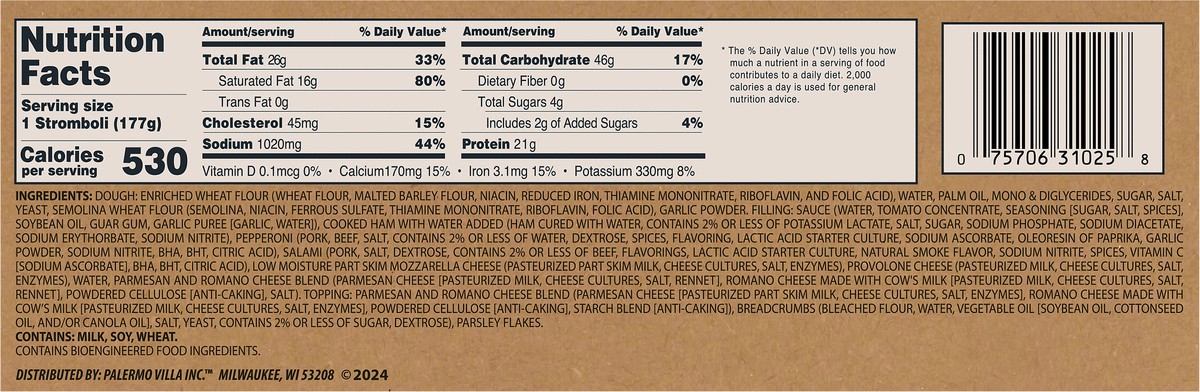 slide 6 of 13, Screamin' Sicilian Screamin Stromboli Mother Of Meat, 6.25 Oz, 9.25 oz
