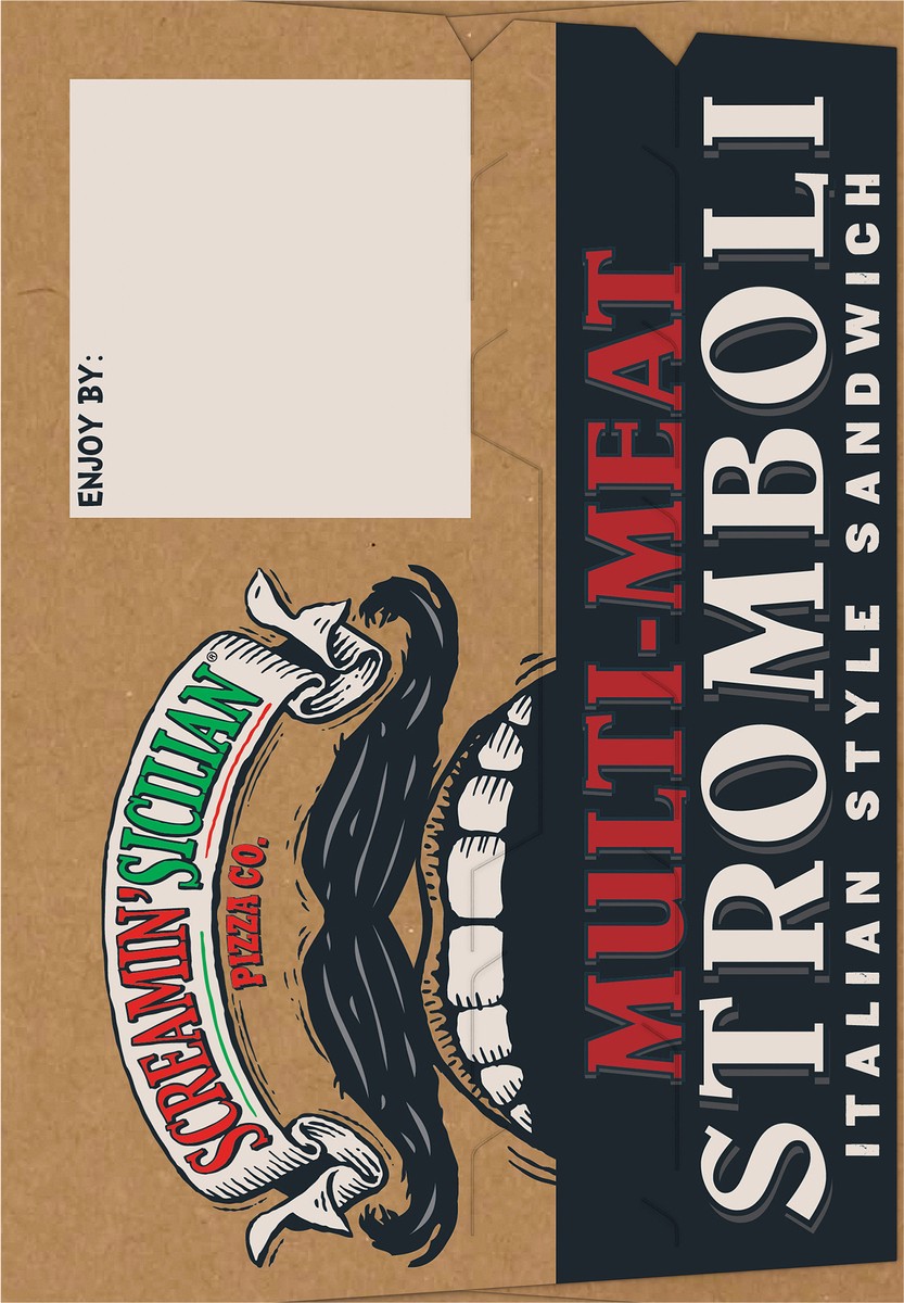 slide 4 of 13, Screamin' Sicilian Screamin Stromboli Mother Of Meat, 6.25 Oz, 9.25 oz